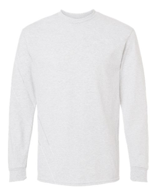 Gildan Unisex DryBlend® 50/50 Long Sleeve T-Shirt - Ash Front