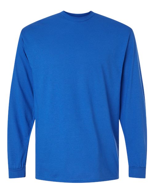 Gildan Unisex DryBlend® 50/50 Long Sleeve T-Shirt - Royal Front