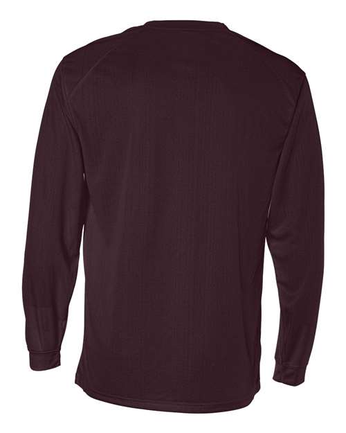 Unisex B-Core Long Sleeve T-Shirt - Maroon Back