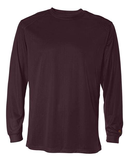 Unisex B-Core Long Sleeve T-Shirt - Maroon Front