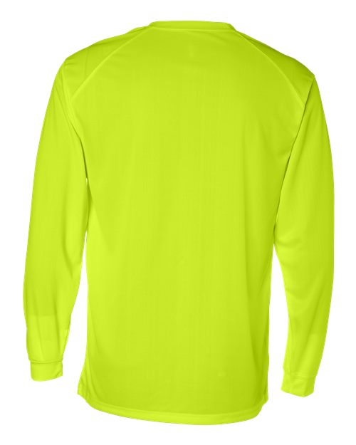 Unisex B-Core Long Sleeve T-Shirt - Safety Yellow Back