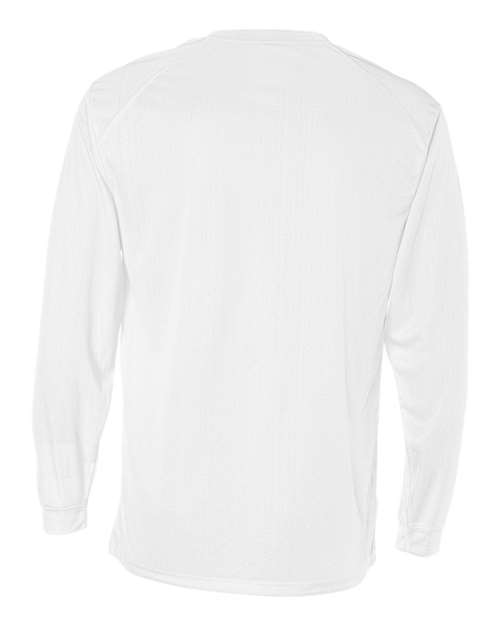 Unisex B-Core Long Sleeve T-Shirt - White Back
