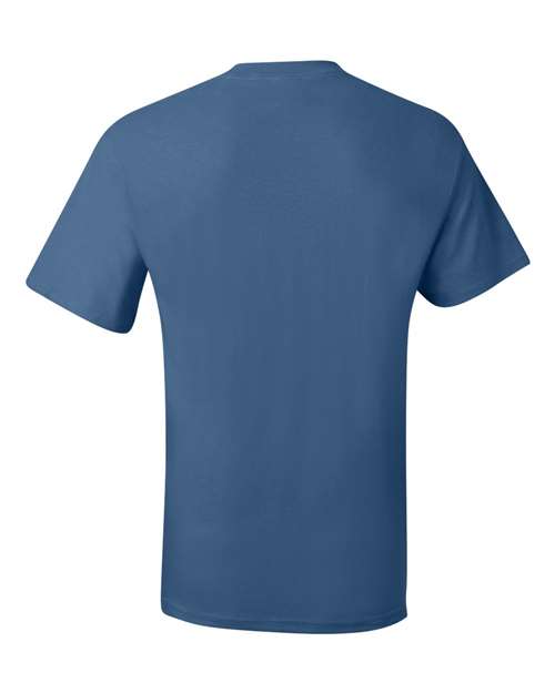 Men's Beefy-T® Pocket T-Shirt - Denim Blue Back