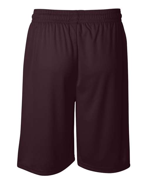 Men's B-Core 9" Shorts - Maroon Back