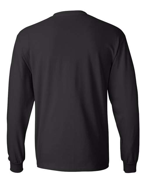 Unisex Beefy-T® Long Sleeve T-Shirt - Black Back