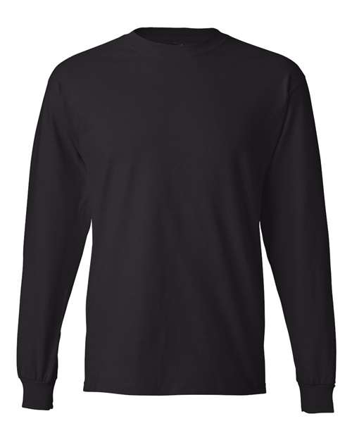 Unisex Beefy-T® Long Sleeve T-Shirt - Black Front