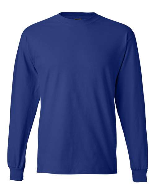 Unisex Beefy-T® Long Sleeve T-Shirt - Deep Royal Front