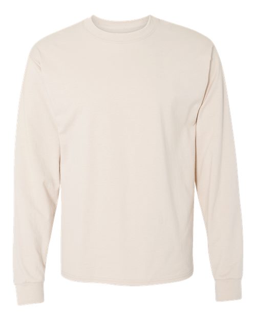 Unisex Beefy-T® Long Sleeve T-Shirt - Natural Front