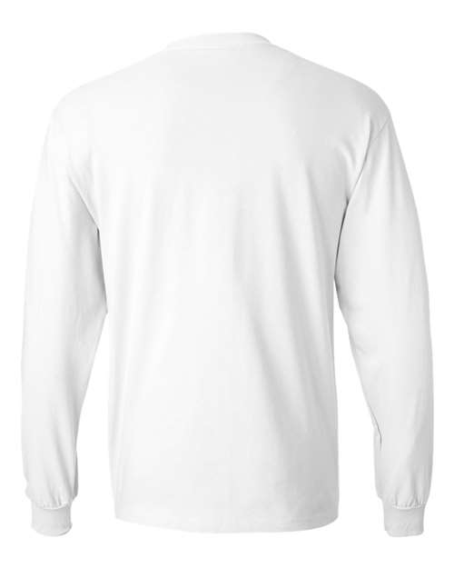 Unisex Beefy-T® Long Sleeve T-Shirt - White Back