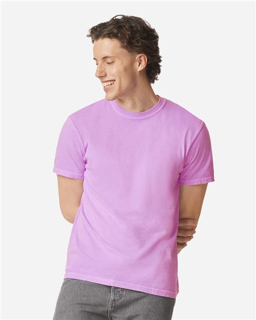 Unisex Garment-Dyed Heavyweight T-Shirt - Yankey Blue Front