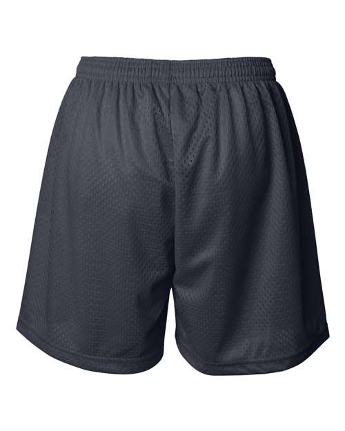 Women's Pro Mesh 5" Solid Liner Shorts - Navy Back