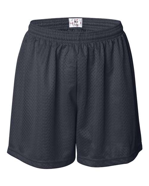 Women's Pro Mesh 5" Solid Liner Shorts - Navy Front