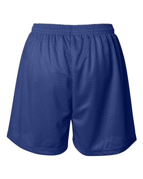 Women's Pro Mesh 5" Solid Liner Shorts - Royal Back