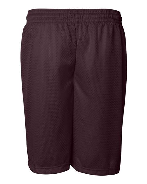 Men's Pro Mesh 7" Shorts - Maroon Back