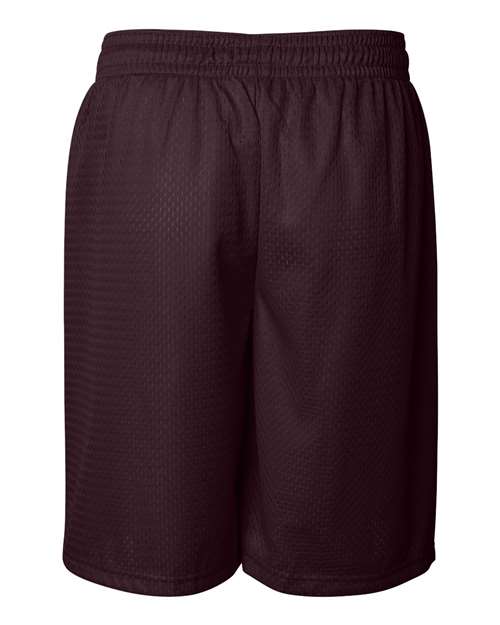Men's Pro Mesh 9" Shorts - Maroon Back