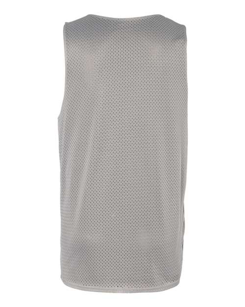 Men's Pro Mesh Reversible Tank Top - Silver/ Black Back