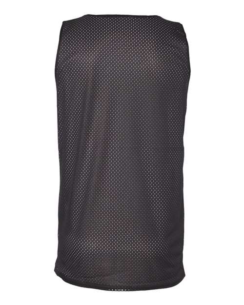 Men's Pro Mesh Reversible Tank Top - Black/ White Back