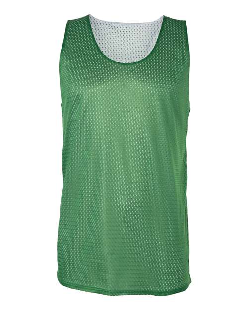 Men's Pro Mesh Reversible Tank Top - Kelly/ White Front