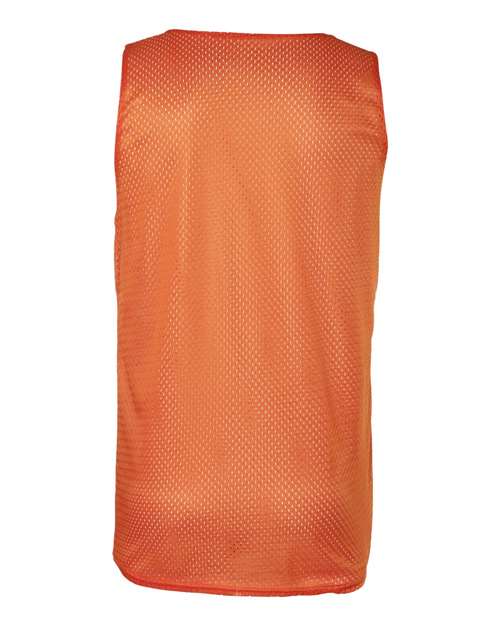 Men's Pro Mesh Reversible Tank Top - Burnt Orange White Back