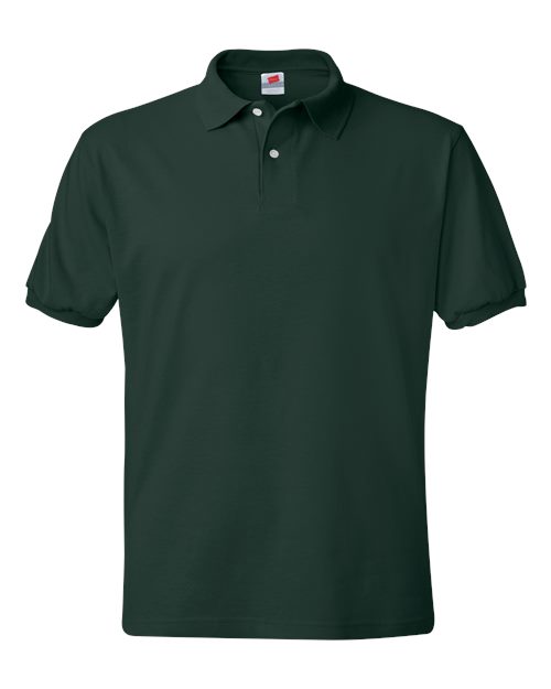 Men's EcoSmart® Jersey Polo - Deep Forest Front
