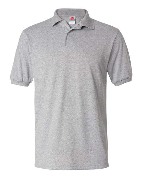 Men's EcoSmart® Jersey Polo - Light Steel Front