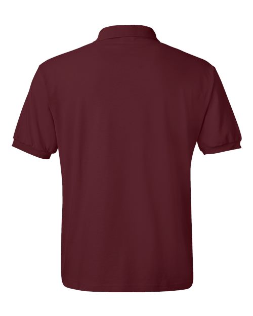Men's EcoSmart® Jersey Polo - Maroon Back