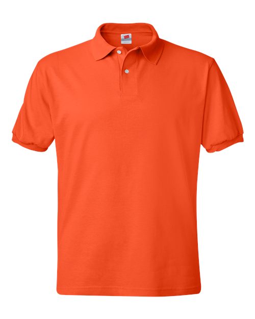 Men's EcoSmart® Jersey Polo - Orange Front