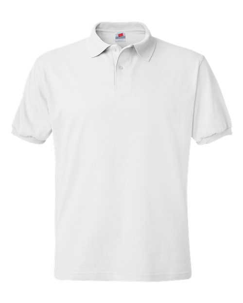 Men's EcoSmart® Jersey Polo - White Front