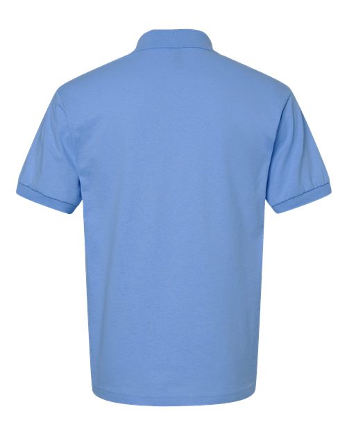 Unisex DryBlend® Jersey Polo - Carolina Blue Back