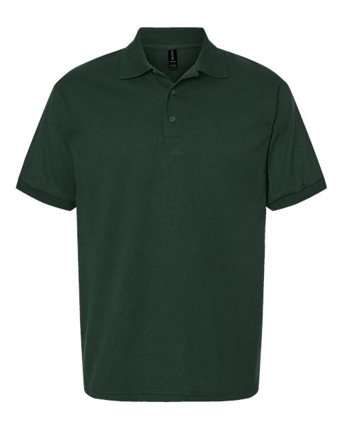 Unisex DryBlend® Jersey Polo - Forest Green Front