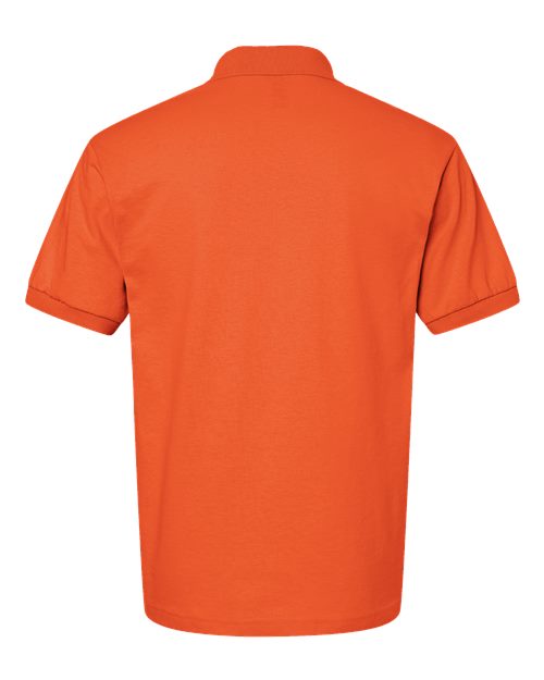 Unisex DryBlend® Jersey Polo - Orange Back