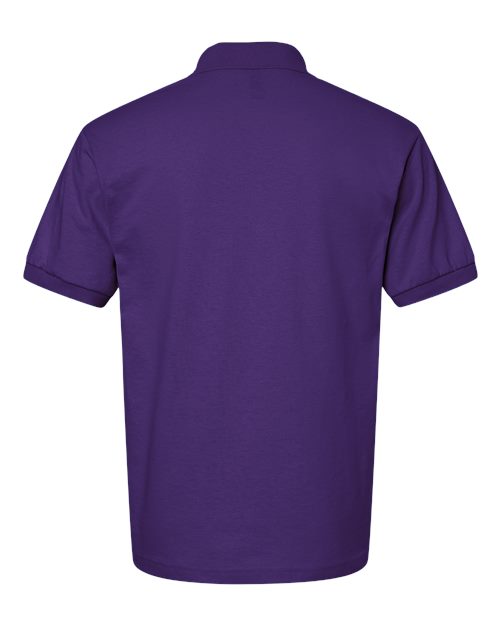 Unisex DryBlend® Jersey Polo - Purple Back