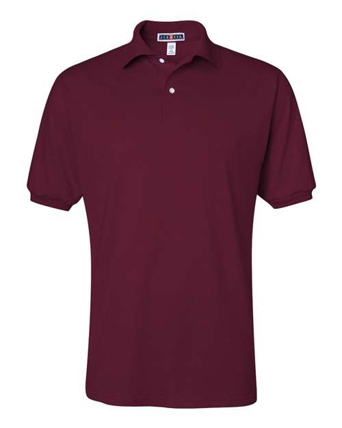 Men's SpotShield® 50/50 Polo - Maroon Front