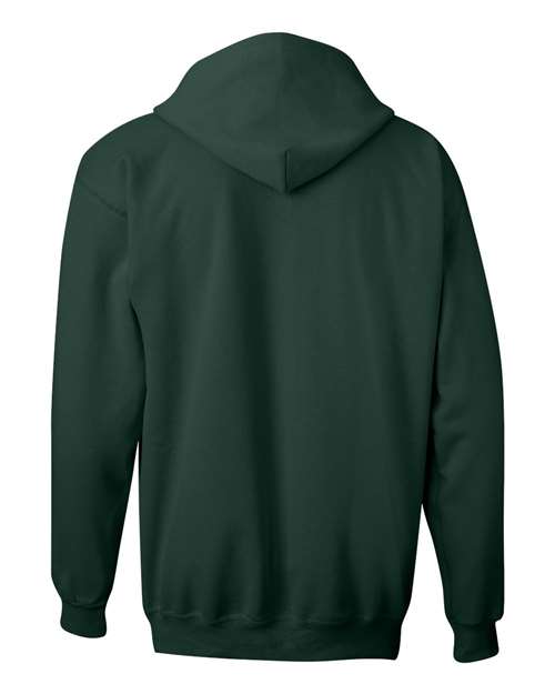 Unisex Ultimate Cotton® Full-Zip Hooded Sweatshirt - Deep Forest Back