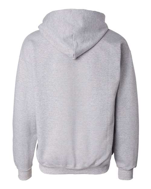 Unisex Ultimate Cotton® Full-Zip Hooded Sweatshirt - Light Steel Back