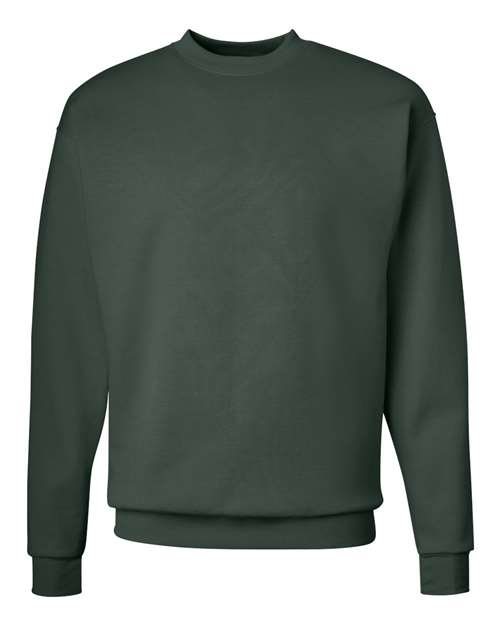 Hanes Unisex EcoSmart® Crewneck Sweatshirt - Deep Forest Front