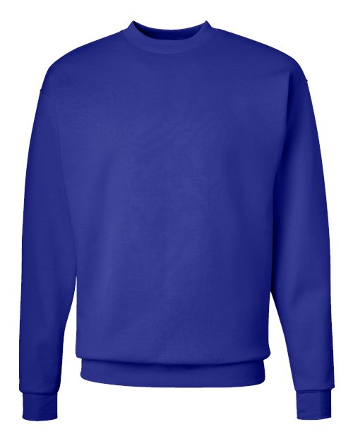 Hanes Unisex EcoSmart® Crewneck Sweatshirt - Deep Royal Front