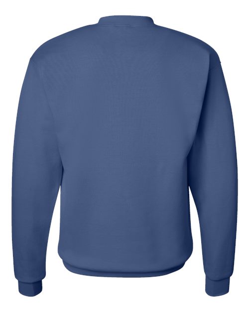 Unisex EcoSmart® Crewneck Sweatshirt - Denim Blue Back