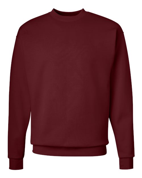 Hanes Unisex EcoSmart® Crewneck Sweatshirt - Maroon Front