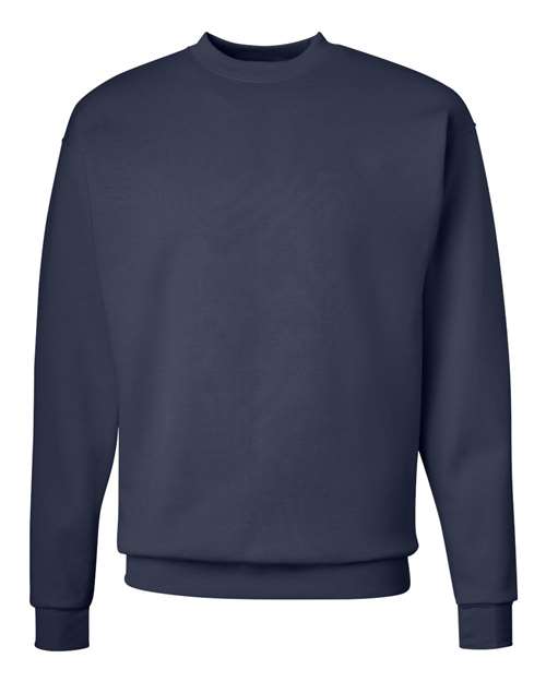 Hanes Unisex EcoSmart® Crewneck Sweatshirt - Navy Front