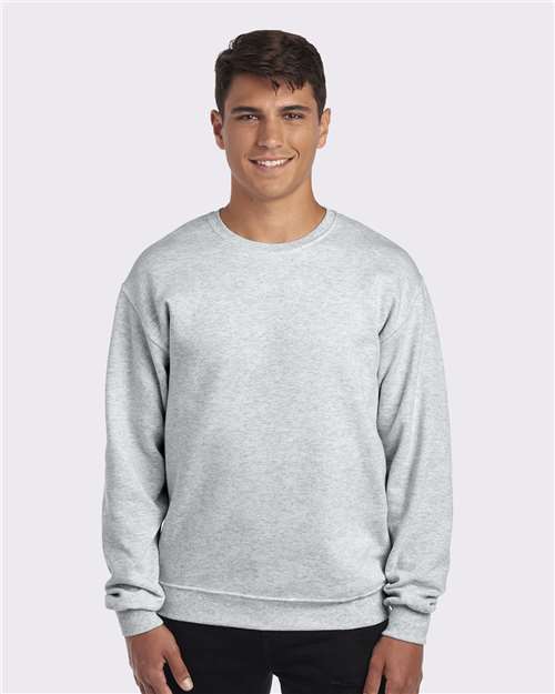 JERZEES Unisex NuBlend® Crewneck Sweatshirt - Model Front