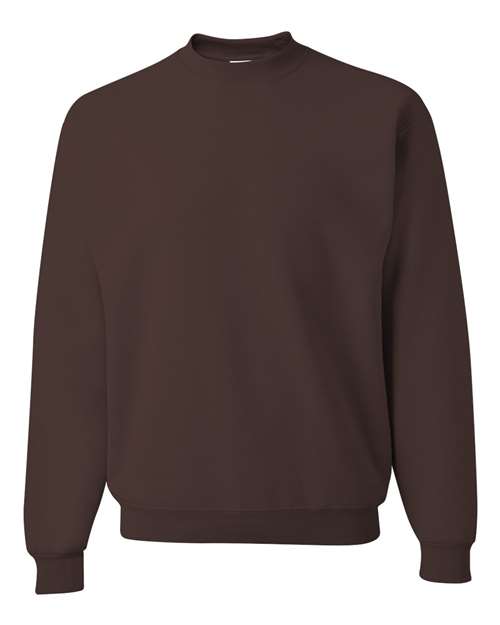 Unisex NuBlend® Crewneck Sweatshirt - Chocolate Front