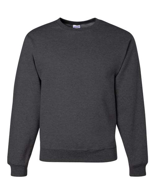 Unisex NuBlend® Crewneck Sweatshirt - Black Heather Front
