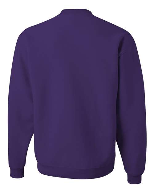 Unisex NuBlend® Crewneck Sweatshirt - Deep Purple Back