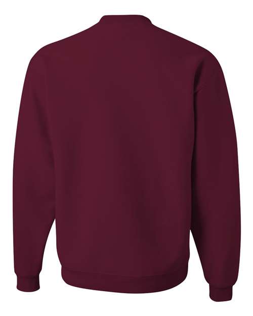 Unisex NuBlend® Crewneck Sweatshirt - Maroon Back