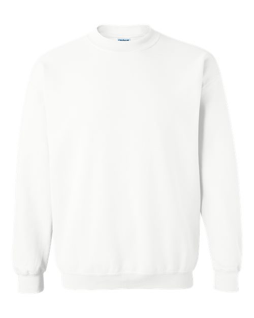 Gildan Unisex Heavy Blend™ Crewneck Sweatshirt - White Front