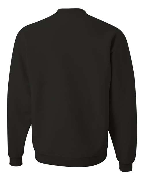 Unisex Super Sweats NuBlend® Crewneck Sweatshirt - Black Back