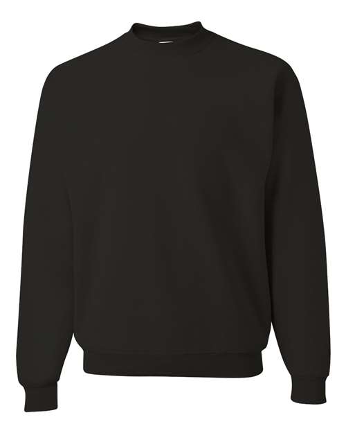 Unisex Super Sweats NuBlend® Crewneck Sweatshirt - Black Front