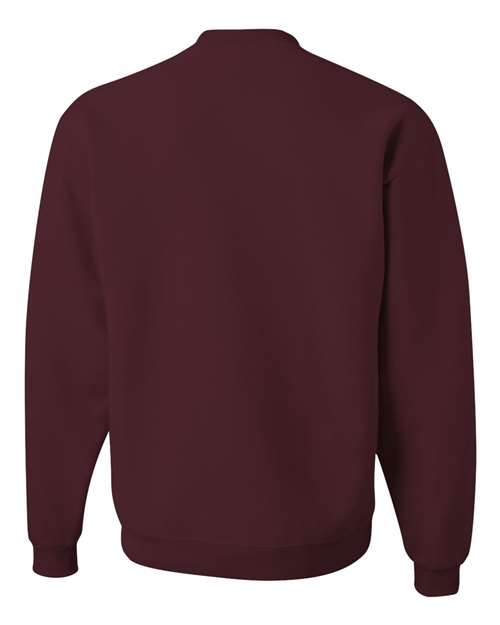 Unisex Super Sweats NuBlend® Crewneck Sweatshirt - Maroon Back