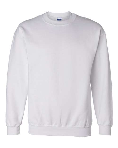Gildan Unisex DryBlend® Crewneck Sweatshirt - White Front
